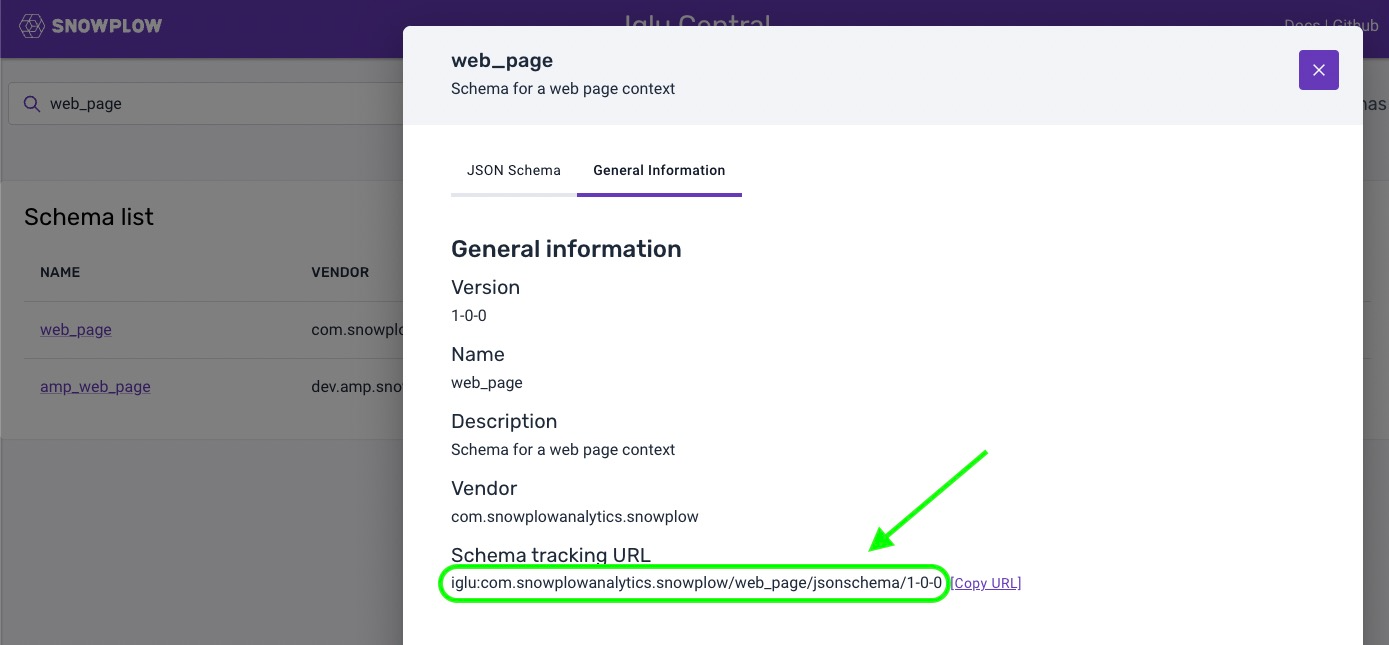 iglu central tracking url