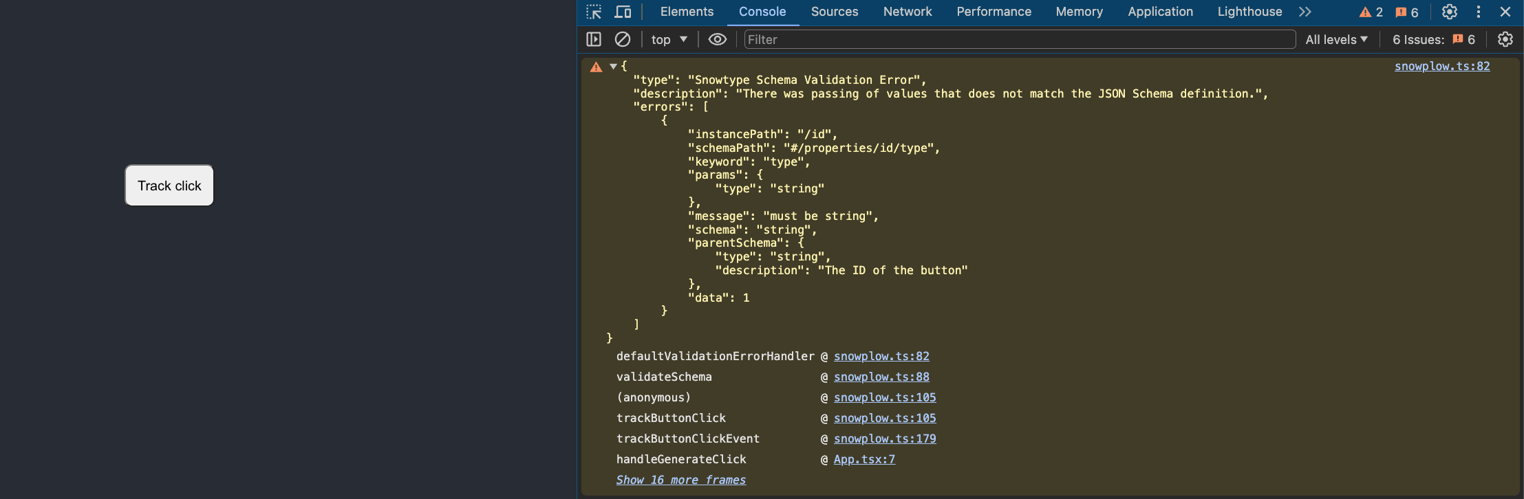 validation example
